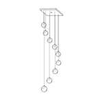 Alabaster Balls Cluster Chandelier — image 19
