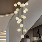 Alabaster Balls Cluster Chandelier — image 3