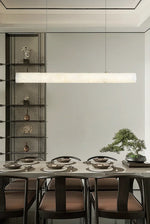 Alabaster Bamboo Linear Pendant Light — image 3