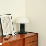 Alabaster Ben Swildens Modern Table Lamp — image 5