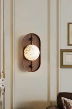 Alabaster Bezel Wall Lamp — image 9