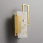 Alabaster Brass Wall Sconce — image 15