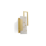 Alabaster Brass Wall Sconce — image 16