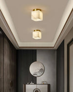 Alabaster Budnick Square Ceiling Light — image 6