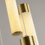 Alabaster Celestial Brass Cascade Chandelier — image 21