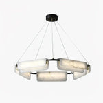 Delia Rectangular Alabaster Chandelier — image 26