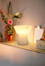 Alabaster Conical Table Lamp — image 3