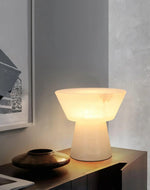 Alabaster Conical Table Lamp — image 4