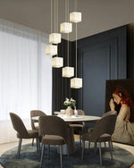 Alabaster Cube Box Chandelier — image 11