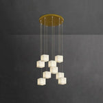 Alabaster Cube Box Chandelier — image 14