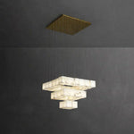 Alabaster Cube Box Chandelier — image 18