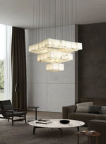 Alabaster Cube Box Chandelier — image 8