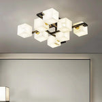 Alabaster Cubist Ceiling Lamp — image 2