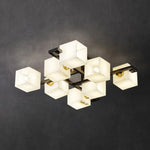 Alabaster Cubist Ceiling Lamp — image 8
