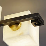 Alabaster Cubist Ceiling Lamp — image 12