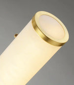 Alabaster Cylindrical Chandelier — image 16