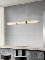 Alabaster Cylindrical Chandelier — image 9