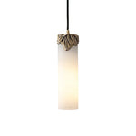 Alabaster Cylindrical Dansani Lyra Pendant Light — image 1
