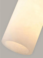 Alabaster Cylindrical Dansani Lyra Pendant Light — image 13