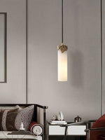 Alabaster Cylindrical Dansani Lyra Pendant Light — image 6