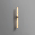 Cylindrical Alabaster Line Wall Light