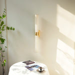 Cylindrical Alabaster Line Wall Light