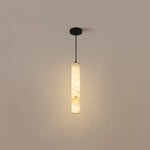 Alabaster Cylindrical Pendant Light — image 14