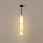 Alabaster Cylindrical Pendant Light — image 20