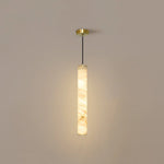 Alabaster Cylindrical Pendant Light — image 19
