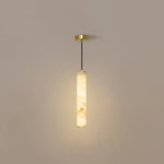 Alabaster Cylindrical Pendant Light — image 15