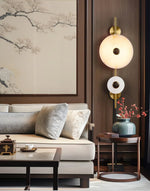 Alabaster Eclipse Round Wall Light — image 12