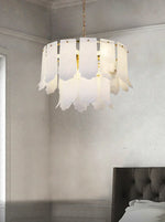 Alabaster Elba Brass Chandelier — image 13