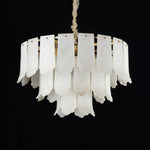 Alabaster Elba Brass Chandelier — image 19
