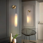 Alabaster Flute Wall Lamp
