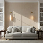 Alabaster Flute Wall Lamp