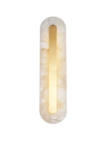 Alabaster Oval Wall Light
