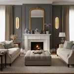 Alabaster Oval Wall Light