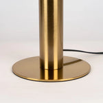 Hemispherical Alabaster Table Lamp