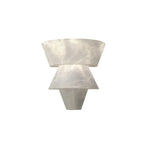 Alabaster Tiered Cone Wall Light — image 1