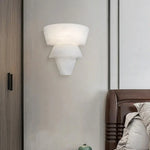 Alabaster Tiered Cone Wall Light — image 4