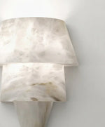 Alabaster Tiered Cone Wall Light — image 26