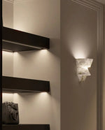Alabaster Tiered Cone Wall Light — image 18