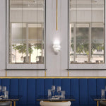 Alabaster Tiered Cone Wall Light — image 14