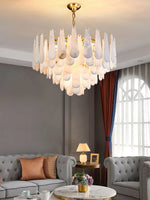 Alabaster Leon Drop Shape Chandelier — image 4