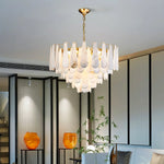 Alabaster Leon Drop Shape Chandelier — image 3