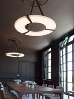 Alabaster Luxembourg Halo Chandelier — image 8