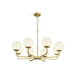 Alabaster Maytoni Erich Brass Chandelier — image 19