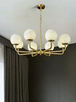Alabaster Maytoni Erich Brass Chandelier — image 10