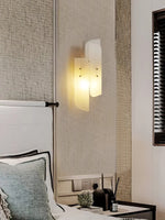 Alabaster Megalith Brass Wall Light — image 6