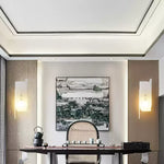 Alabaster Megalith Brass Wall Light — image 10